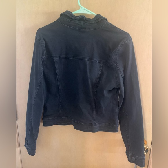 NWOT Black Jean Jacket - Picture 2 of 3